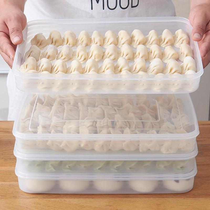 Food Storage Meal Prep - Kotak Penyimpanan Dapur Transparan, Organizer Kulkas,
