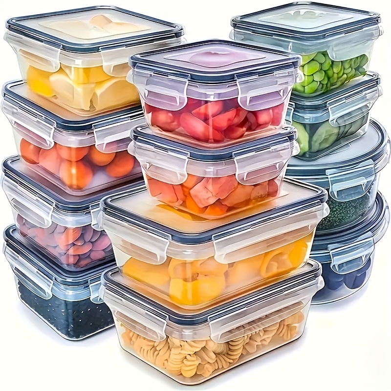 Food Storage Meal Prep - Set 8 Buah Termasuk 4 Wadah