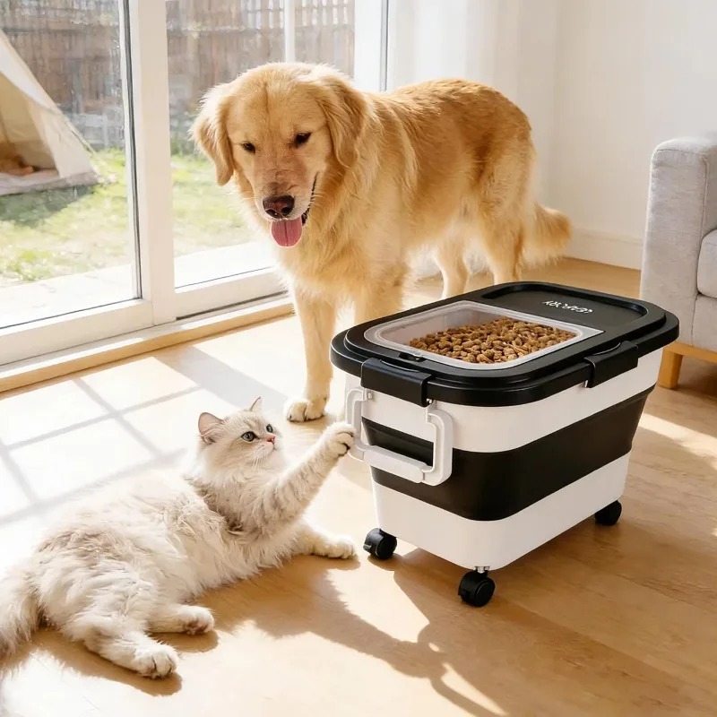 Food Storage Dog - Kontainer Penyimpanan Makanan Anjing 20-25lbs, Tempat
