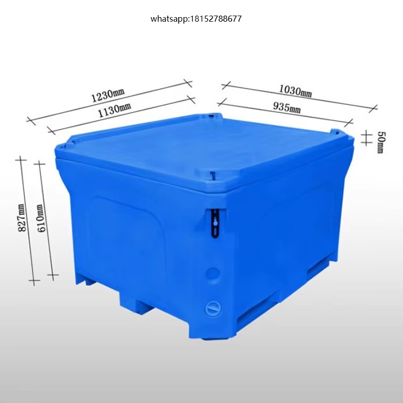 Food Storage Plastic - Kotak Plastik Rotomolded Berinsulasi 660L untuk