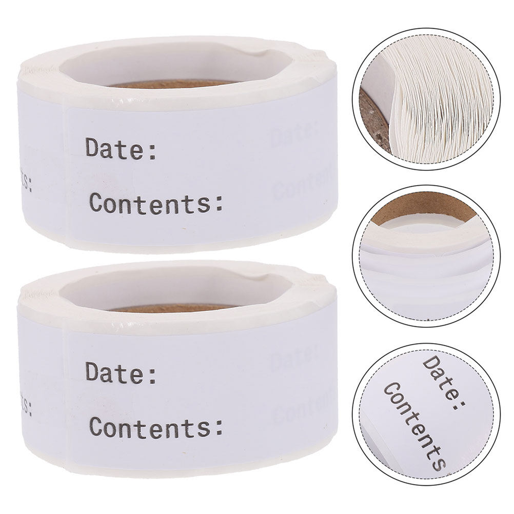 Food Storage Notes - 1 Rol Stiker Label Makanan Kosong