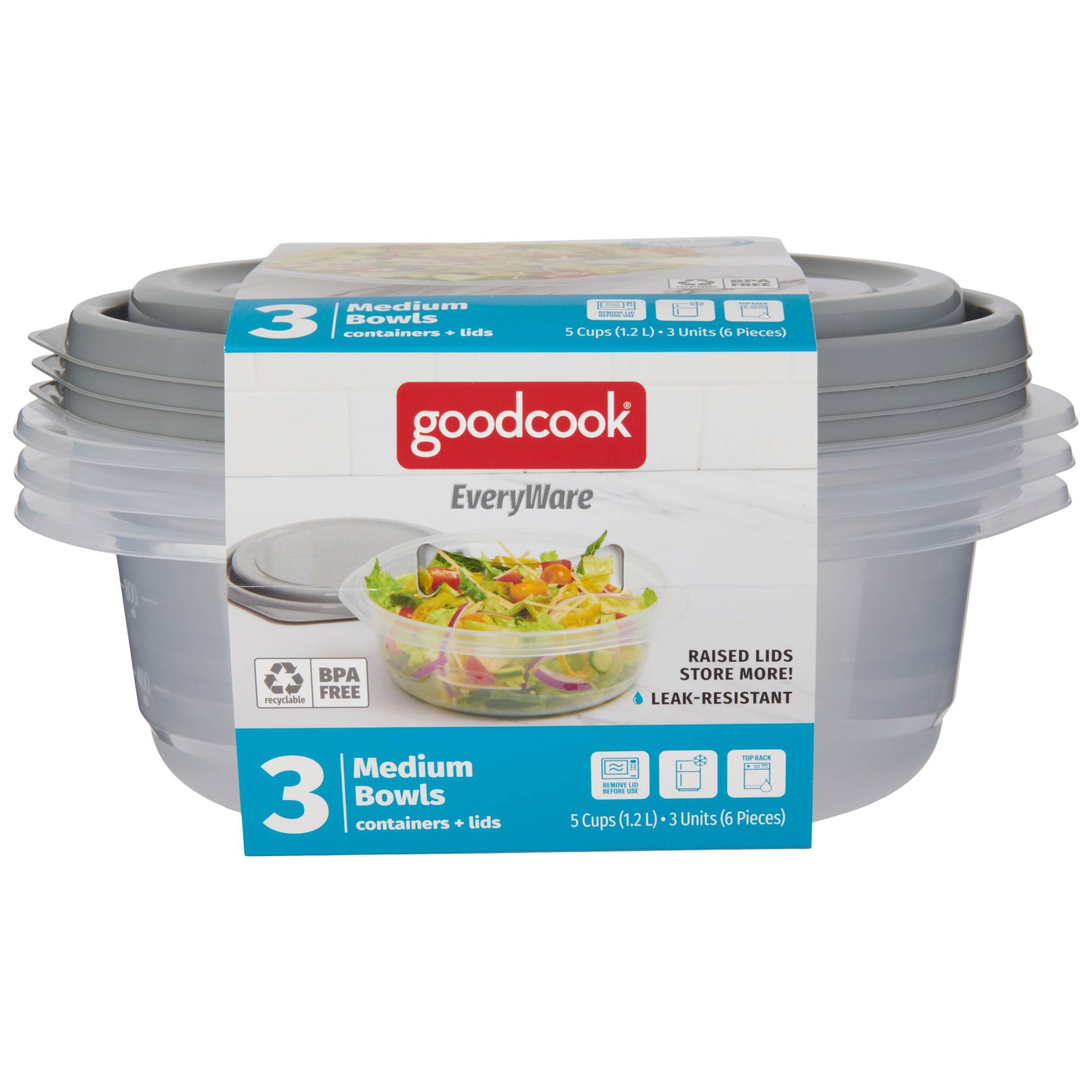 6 buah wadah penyimpanan makan - Food Storage Meal Prep ulasan dan harga