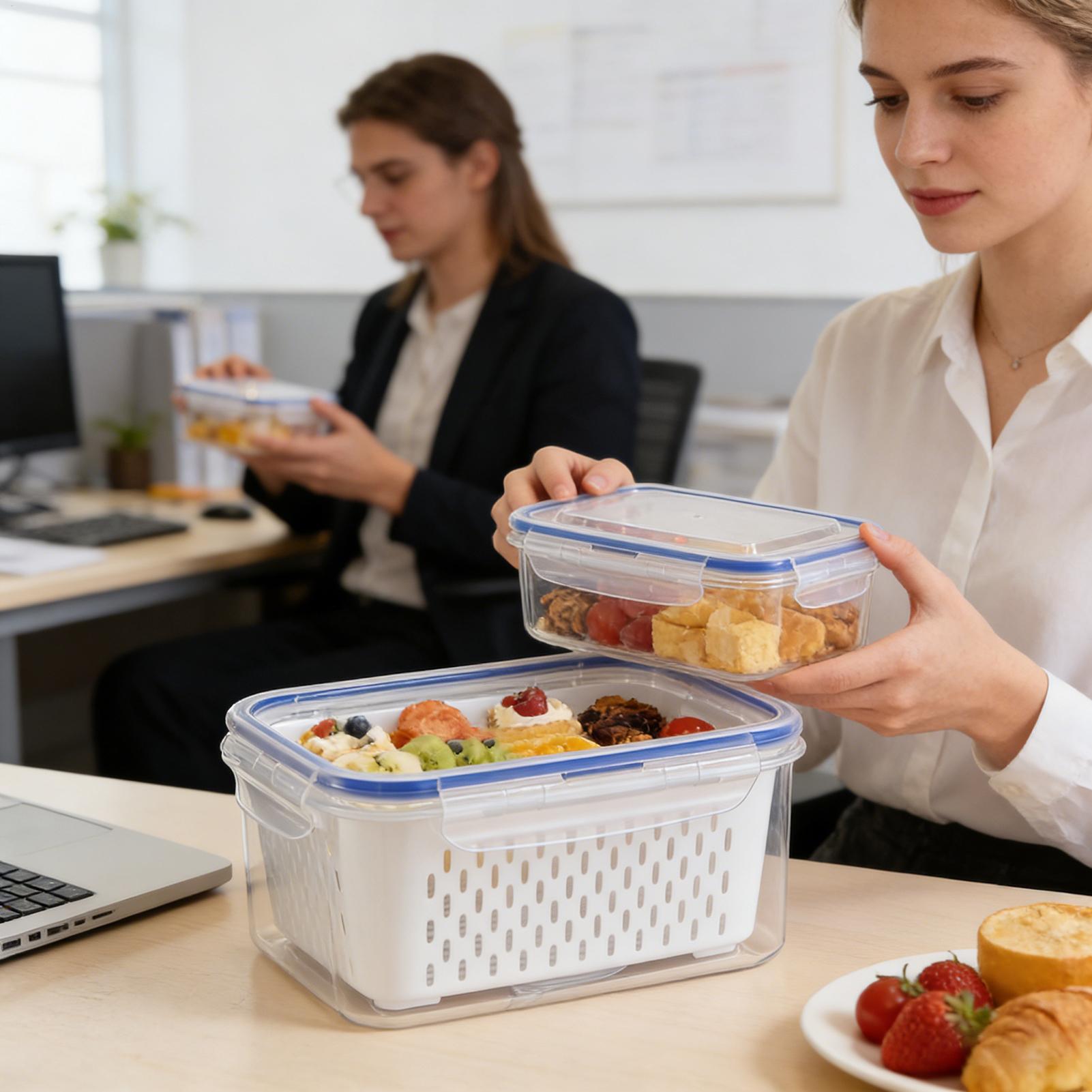 Wadah Penyimpanan Makanan 4 in - Food Storage Plastic ulasan dan harga