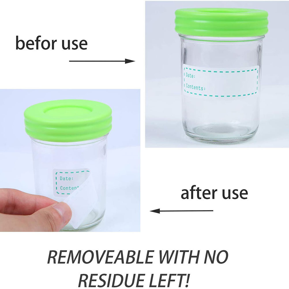 500Pcs Stiker Catatan Tanggal  - Food Storage Notes ulasan dan harga