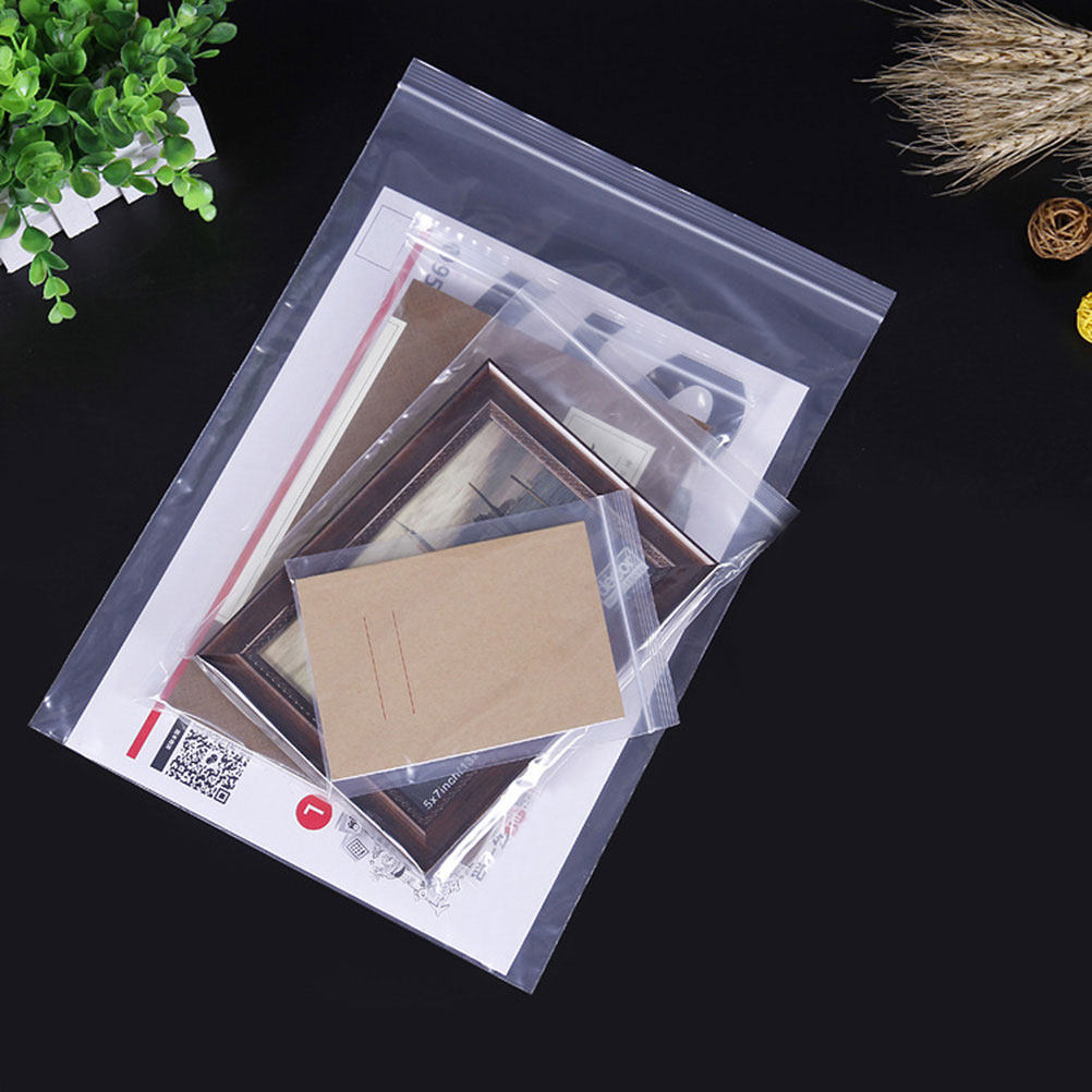 100pcs Kantong Plastik Transpa - Food Storage Plastic ulasan dan harga