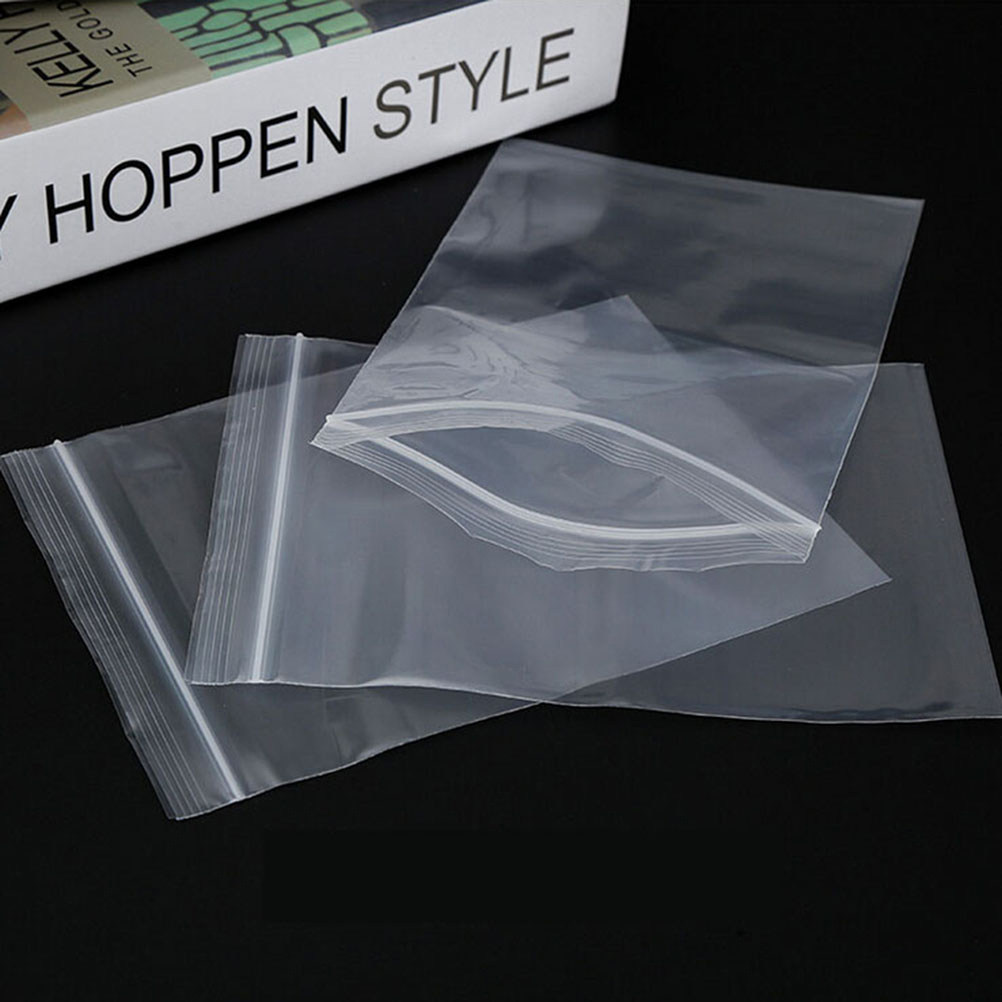 100pcs Kantong Plastik Transpa - Food Storage Plastic ulasan dan harga