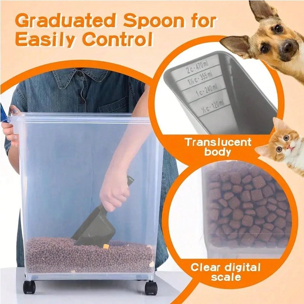 Wadah Penyimpanan Makanan, Kom - Food Storage Dog ulasan dan harga