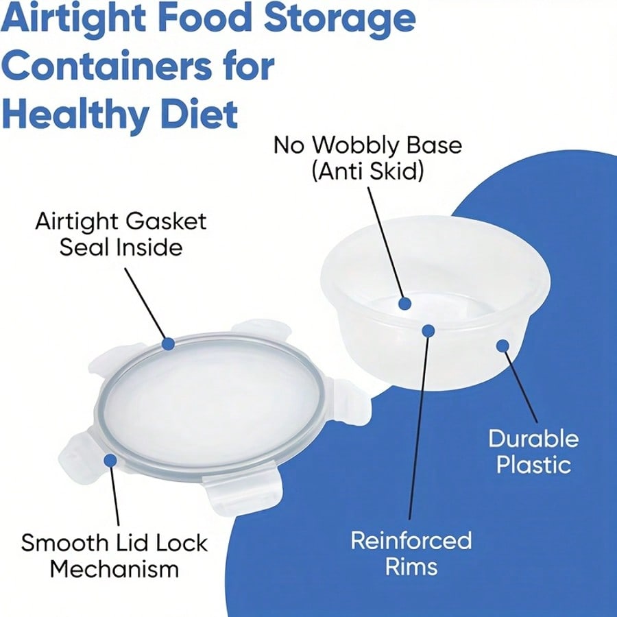 Set Wadah Makanan 24-Potong, K - Food Storage Meal Prep ulasan dan harga