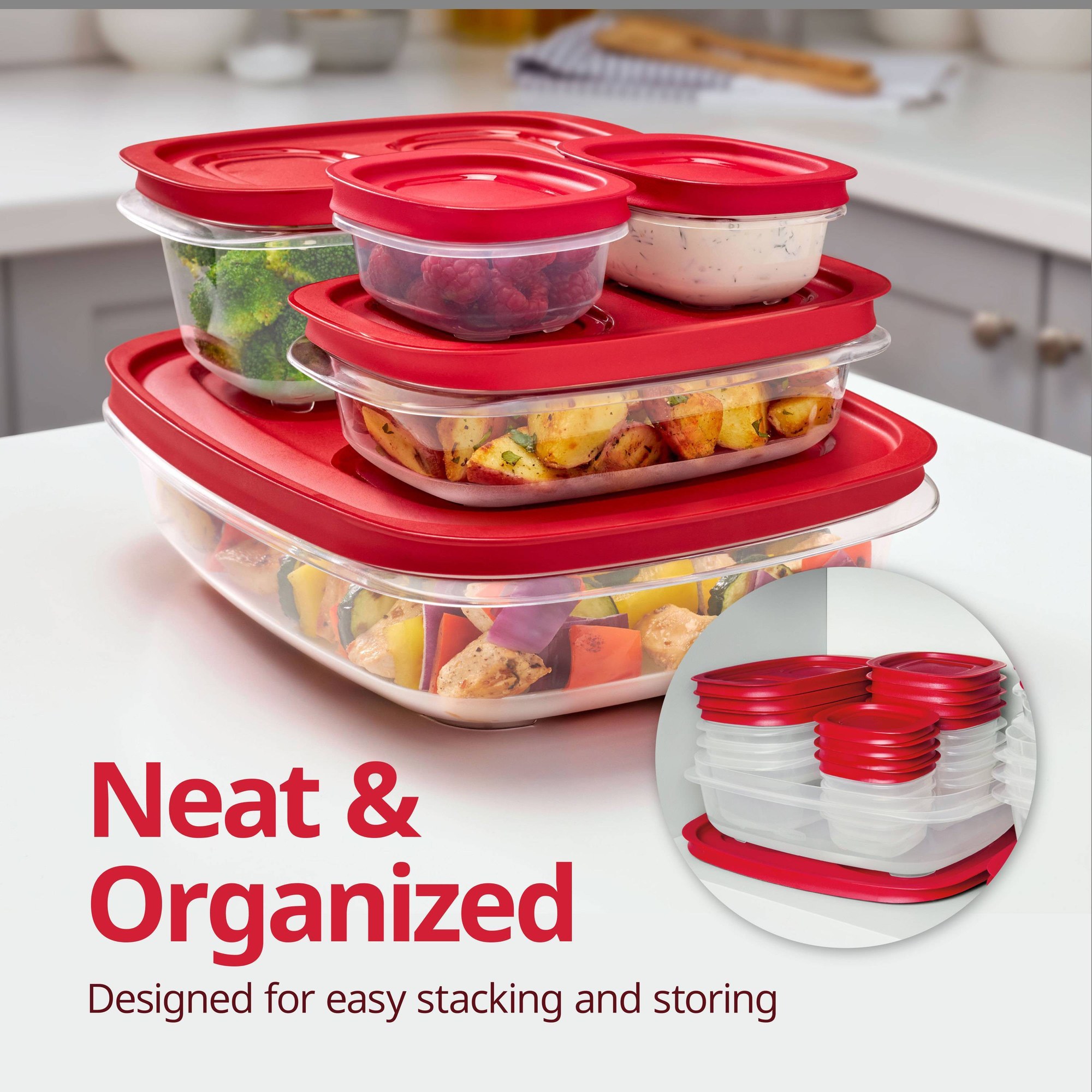 Wadah Penyimpanan Makanan Pers - Food Storage Meal Prep ulasan dan harga
