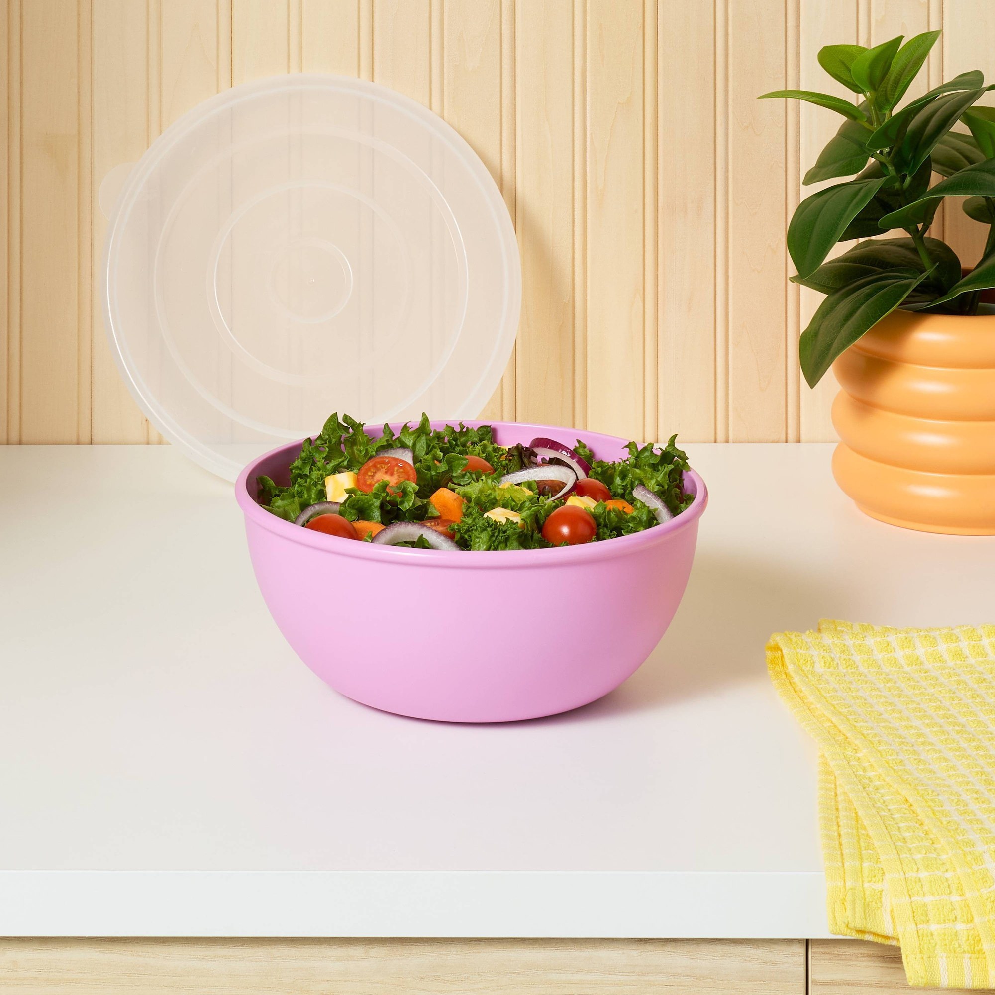 Mangkuk Merah Muda Dengan Tutu - Food Storage Meal Prep ulasan dan harga