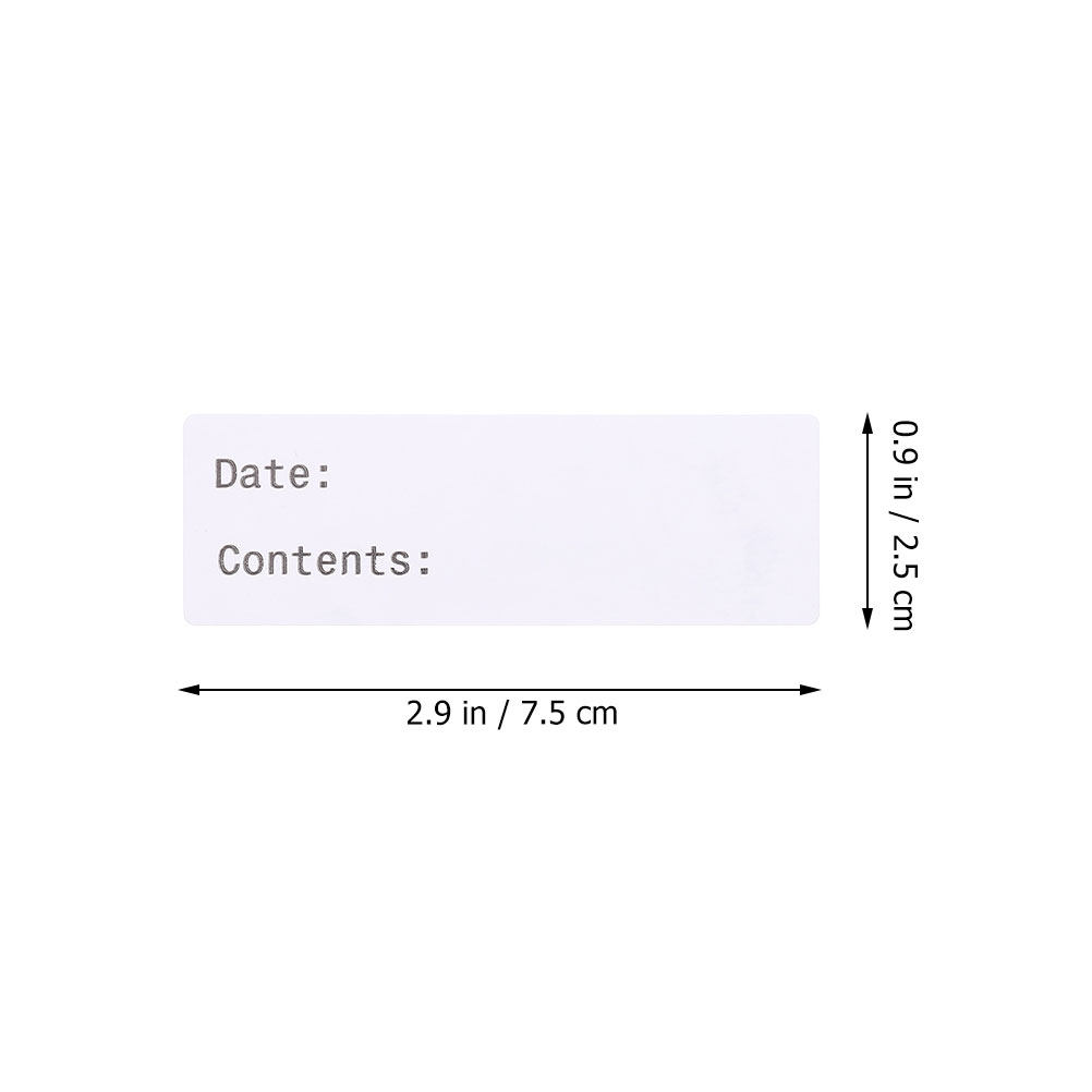 1 Rol Stiker Label Makanan Kos - Food Storage Notes ulasan dan harga