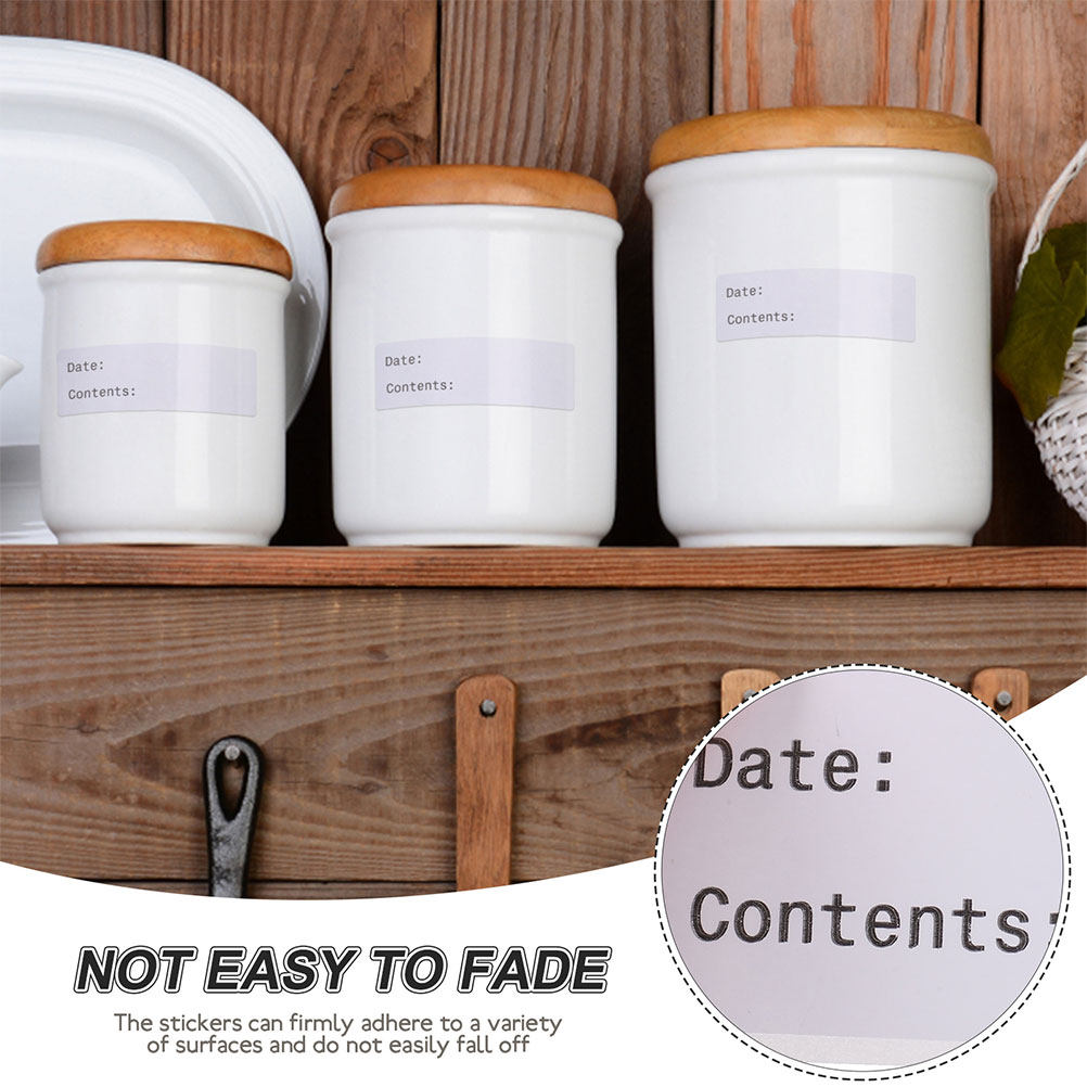 1 Rol Stiker Label Makanan Kos - Food Storage Notes ulasan dan harga